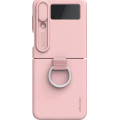 Nillkin CamShield Silky Silikónový Kryt pre Samsung Galaxy Z Flip4 Light Peach