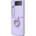 Nillkin CamShield Silky Silikónový Kryt pre Samsung Galaxy Z Flip4 Misty Purple