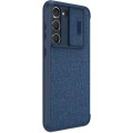 Nillkin Qin Book PRO Cloth Puzdro pre Samsung Galaxy S23 Blue