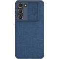 Nillkin Qin Book PRO Cloth Puzdro pre Samsung Galaxy S23+ Blue