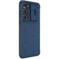 Nillkin Qin Book PRO Cloth Puzdro pre Samsung Galaxy S23+ Blue