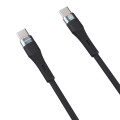 Nillkin Flowspeed Liquid Silicone Dátový Kábel USB-C/USB-C 1,2m 60W Black