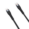 Nillkin Flowspeed Liquid Silicone Dátový Kábel USB-C/Lightning 1,2m 27W Black