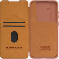 Nillkin Qin Book PRO Puzdro pre Samsung Galaxy A35 5G Brown