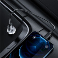 Joyroom C-A45 20W Mini 2-port Ring-Pull Fast Car Charger Silver