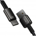 Baseus CATWJ-B01 Tungsten Gold USB-C Kabel 66W 1m Black