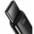 Baseus CATWJ-B01 Tungsten Gold USB-C Kabel 66W 1m Black