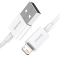 Baseus CALYS-A02 Superior Fast Charging Kabel Lightning 2.4A 1m White