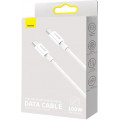 Baseus CATYS-B02 Superior Fast Charging Dátový Kábel USB-C - USB-C 100W 1m White