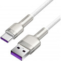 Baseus CAKF000102 Cafule Metal Dátový Kábel USB-USB-C 66W 1m White