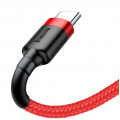 Baseus CATKLF-A09 Cafule Cable USB-C 3A 0.5m Red/Red
