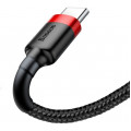 Baseus CATKLF-A91 Cafule Cable USB-C 3A 0.5m Red/Black