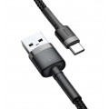 Baseus CATKLF-AG1 Cafule Cable USB-C 3A 0.5m Grey/Black