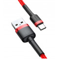 Baseus CATKLF-B09 Cafule Cable USB-C 3A 1m Red/Red