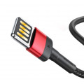 Baseus CALKLF-G91 Cafule Lightning Kabel 2.4A 1m Red/Black