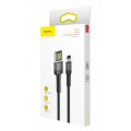 Baseus CALKLF-GG1 Cafule Lightning Kabel 2.4A 1m Grey/Black
