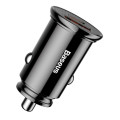 Baseus CCALL-YS01 Circular USB-A + USB-C Nabíjačka do Auta 30W Black
