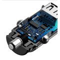Baseus CCALL-YS01 Circular USB-A + USB-C Nabíjačka do Auta 30W Black