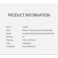 USAMS BH455 Tvrdené Sklo 0,33mm Transparent pre Apple iPhone Xs Max / 11 Pro Max