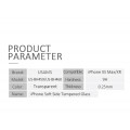 USAMS BH459 Tvrdené Sklo 0,25mm Soft Side Black pre iPhone Xr / 11
