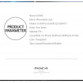 USAMS Yzon TPU Zadný Kryt Transparent Drawbench pre Apple iPhone Xr