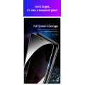 USAMS BH509 Tvrdené Sklo Anti Spy 0.33mm pre Apple iPhone X / Xs / 11 Pro