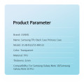 USAMS Primary TPU Zadný Kryt Transparent pre Samsung Galaxy Note10