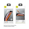 USAMS BH548 Full Cover Tvrdené Sklo 0.33mm pre Apple iPhone Xs Max / 11 Pro Max Black
