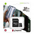 Kingston Canvas Select Plus microSDHC UHS-I Class 10 card 32GB + Adaptér