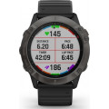 Garmin fēnix 6X Sapphire Edition Carbon Gray DLC with Black Band