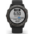 Garmin fēnix 6X Sapphire Edition Carbon Gray DLC with Black Band