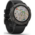 Garmin fēnix 6X Sapphire Edition Carbon Gray DLC with Black Band