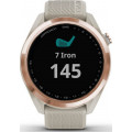 Garmin Approach S42 Rose Gold with Light Sand Band