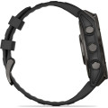 Garmin fenix 8 47mm AMOLED Sapphire Carbon Gray DLC Titanium with Black/Pebble Gray Silicone Band