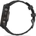 Garmin fenix 8 47mm AMOLED Sapphire Carbon Gray DLC Titanium with Black/Pebble Gray Silicone Band