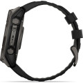 Garmin fenix 8 51mm Solar Sapphire Carbon Gray DLC Titanium with Black/Pebble Gray Silicone Band