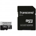 Transcend microSDXC 330S UHS-I Class 3 U3 V30 A2 card 128GB + Adaptér
