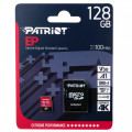 PATRIOT EP Series microSDXC Class 10 V30 A1 U3 card 128GB + Adaptér