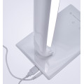 Solight WO37-W LED stolná lampička stmievateľná, 12W, voľba teploty svetla, USB, biely lesk