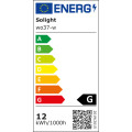 Solight WO37-W LED stolná lampička stmievateľná, 12W, voľba teploty svetla, USB, biely lesk
