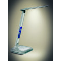 Solight WO43 LED stmievateľná stolná lampička s displejom, 6W, voľba teploty svetla, biely lesk