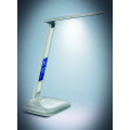 Solight WO43 LED stmievateľná stolná lampička s displejom, 6W, voľba teploty svetla, biely lesk
