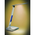 Solight WO43 LED stmievateľná stolná lampička s displejom, 6W, voľba teploty svetla, biely lesk