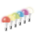 Solight LED SMART WIFI žiarovka, klasický tvar, 10W, E27, RGB, 270°, 900lm