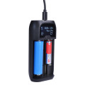 Solight DN27 nabíjačka batérií Li-Ion, LiFePO4, Ni-MH/CD, AA, AAA, 18650, 2000mA, 2 kanály, LCD displej