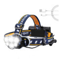 Solight WN35 LED čelové nabíjacie svietidlo, 550lm, Li-ion, USB