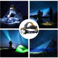 Solight WN35 LED čelové nabíjacie svietidlo, 550lm, Li-ion, USB