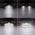 Solight WN35 LED čelové nabíjacie svietidlo, 550lm, Li-ion, USB