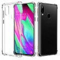Kisswill Shock TPU Kryt pre Samsung Galaxy A40 Transparent 