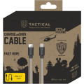 Tactical 030 Fast Rope Kevlar Cable USB-C/Lightning MFI 0.3m Grey